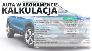 Auto w abonamencie  pułapka czy odkrycie [upl. by Yojenitsirk976]