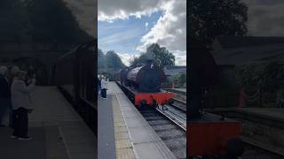 STEAM TRAIN MK1’s arrives at Wirksworth railway station Derbyshire [upl. by Xymenes]