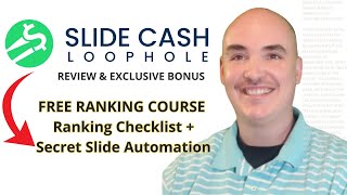 Slide Cash Loophole Review Bonus  SLIDECASHLOOPHOLE WALKTHROUGH Course by James Renouf [upl. by Neirb750]