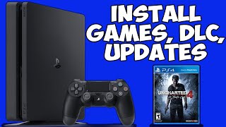 Install Games DLC and Updates on Jailbroken PS4 [upl. by Asus]