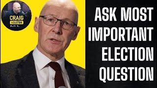 Why has no journalist asked SNP John Swinney the most important ELECTION question [upl. by Odlopoel]