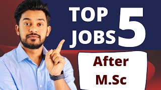 Top 5 Jobs after MSc 202223  You Should Know  net jrf fssai afo salary lifescience commerce [upl. by Neellek]