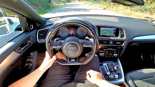 Audi SQ5 I 30 TDI 313HP Tiptronic 2014 POV Test Drive amp Acceleration 0100  4K [upl. by Anne-Marie]