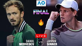 Medvedev vs Sinner Live Streaming  Australian Open 2024  Jannik Sinner vs Daniel Medvedev Live [upl. by Kozloski]