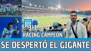 RACING CAMPEÓN DE LA SUDAMERICANA 🏆  Racing 31 Cruzeiro [upl. by Mond]