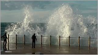 Espectacular oleaje en Donostia  Spectacular waves in Donostia [upl. by Reeves]