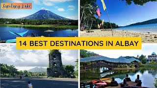 🇵🇭14 Best amp Cheapest Destinations In Albay  Tourist spots In Albay [upl. by Nosnev]