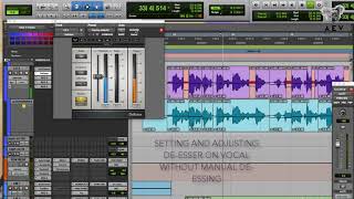 Advanced DeEssing  Why your deesser plugin may not be the best way to go [upl. by Imotas]