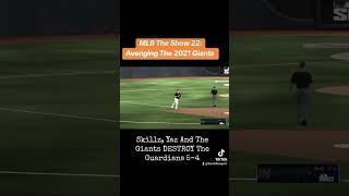 MLB The Show Skillz Yaz And The Giants DESTROY The Guardians 54 [upl. by Lietman]