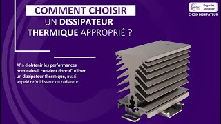 Comment choisir un dissipateur thermique approprié [upl. by Eicrad]