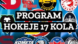 PROGRAM HOKEJE 17 KOLA edit hockey extraliga hokej ishockey Fandímehokeji [upl. by Anabel679]