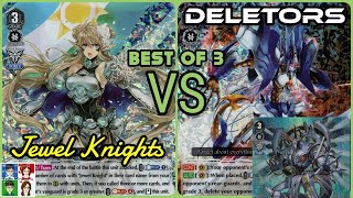 Royal Paladin Jewel Knights VS Link Joker DeletorsInfinite Zero  Cardfight Vanguard V Premium BO3 [upl. by Ydnim]