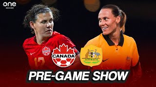 WATCH CanWNT vs Australia  Christine Sinclairs FINAL GAME  Matchday LIVE PreShow [upl. by Ard911]