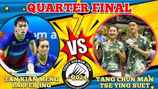 QF🇲🇾TAN KIAN MENGLAI PEI JING 🆚️ 🇭🇰TANG CHUN MANTSE YING SUET🔥‼️PERLAWANAN SENGIT🫡‼️ [upl. by Kobe123]