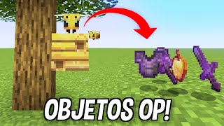 Paso Minecraft PERO las ABEJAS Dropean Objetos OP [upl. by Yllier]