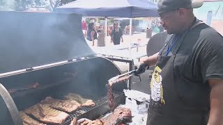 Ribs RampB Music Festival is underway at Hart Plaza in Detroit [upl. by Enail]