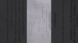 B pharm 4th semester privious year Question paper  all subjects questions paper in one video [upl. by Schiffman541]