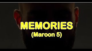 MEMORIES  Maroon 5 Karaoke [upl. by Adas877]