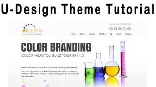 uDesign Wordpress Theme Tutorial [upl. by Dasha867]