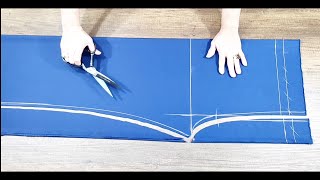 Very Easy Trousers Cutting And Sewing How To Sew Trousers [upl. by Yssim524]