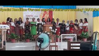 Womens singing quotFar and near the fields are teemingquot [upl. by Syah]