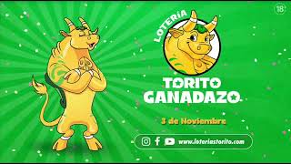 Sorteo de Torito Ganadazo  03 de noviembre del 2024 [upl. by Irra355]