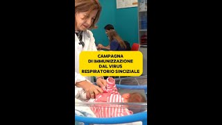 Virus respiratorio sinciziale avviata dal Policlinico di Bari campagna di immunizzazione in Puglia [upl. by Octave]