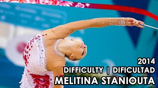 Melitina Staniouta Ribbon Difficulty 2014 [upl. by Lorusso]