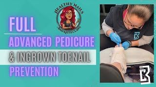 Advanced Pedicure For Ingrown Toenail Prevention [upl. by Hathcock937]