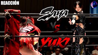 Saya Kamitani VS Yuki Miyazaki  Regina Di Wave Reacción [upl. by Ahseikal]