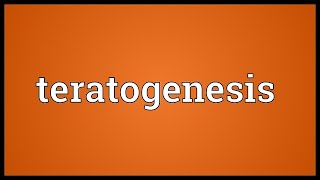 Teratogenesis  General Embryology  Anatomy [upl. by Theodosia130]