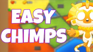 Cubism CHIMPS Guide for BTD6  Straightforward Strategy [upl. by Odicalp]