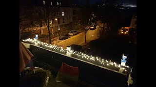 LED Lichterkette für innen und außen 200 LEDs warmweiß [upl. by Cirdla]