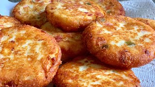 TORTITAS DE PAPA CON CHILEJAMONQUESO [upl. by Zoeller]