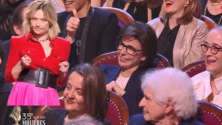 🎭Rachida Dati taquinée aux Molières 2024 Caroline Vigneaux évoque les difficultés du théâtre public [upl. by Worth957]