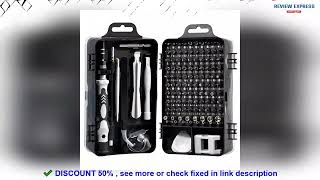 ✔️Precision Screwdriver 115 In 1 Set Magnetic Mini Screw Nuts Bits WEEKS [upl. by Jovitta]