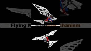 Flying Machine Mechanism✅🪽 AviationTechFlyingMachineMechanismsOrnithologyBiomimicryWingDesign [upl. by Sharona]