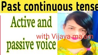 Passive voice  Active Passive  Past Continuous Tense with examples 🇳🇪 [upl. by Siuqaj658]