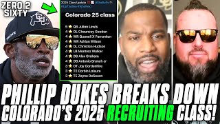 Phillip Dukes Breaks Down Colorados 2025 Recruiting Class [upl. by Assereht]