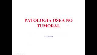 PATOLOGIA OSTEOARTICULAR [upl. by Erreid478]