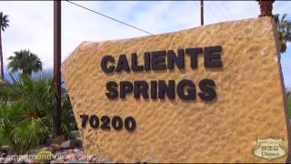 Caliente Springs RV Resort Desert Hot Springs California CA  CampgroundViewscom [upl. by Corrianne]