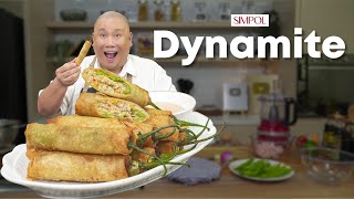 Filipino Lumpia Dynamite Recipe  Chef Tatung [upl. by Sukin]