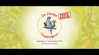 Vogelmarkt zwolle 2019  birdmarket [upl. by Notsa]