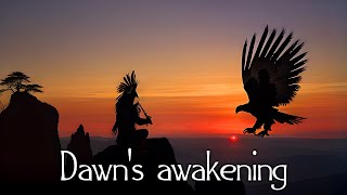 Hotring  Dawns awakening Native American Indian relax sleep study music AI Composed Music [upl. by Clardy]