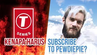 Awal Mula Drama Pewdiepie VS TSeries  SeputarInternet [upl. by Phillis]