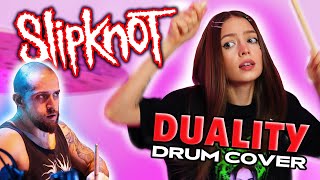 Slipknot  Duality  Drum Cover by Kristina Rybalchenko [upl. by Hamian]