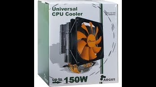 InterTech ARGUS SU260 The 20 cpu cooler review [upl. by Ttezil29]