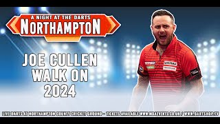 Joe Cullen Darts Walk On Northampton 2024 [upl. by Matazzoni]