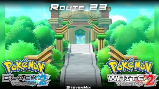 Route 23  Pokemon Black 2 amp White 2  Arrangement [upl. by Joshuah]