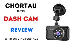 CHORTAU BT13 DUAL DASH CAM REVIEW  FRONT AND REAR DASH CAM WITH BACK UP CAMERA FUNCTION 1080P [upl. by Hannavas]